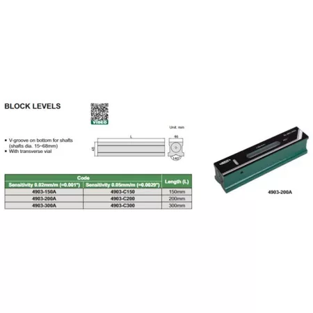 Insize Block Levels 4903-150A 150mm thumbnail 3